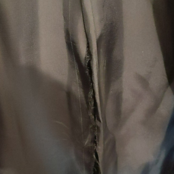 The Work Connection| Black Thick Wool Trench Coat With Faux Pockets - Picture 5 of 7